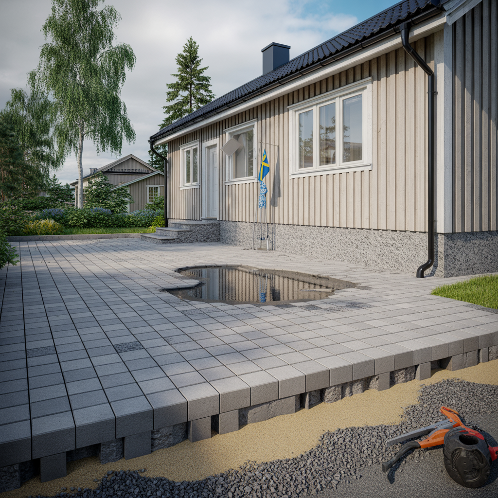 sattningar i marksten felsokning av orsaker och atgarder