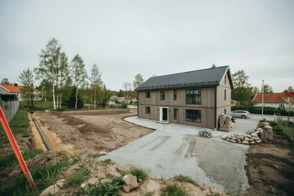planera tomtplanering vid nybyggnation smart ordning f r schakt niv er och ytskikt